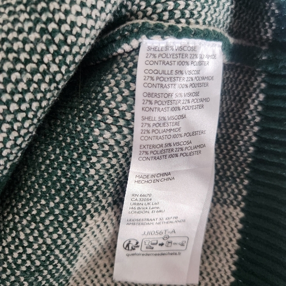 An­thro­polo­gie Plaid Ruffle-Collar Pullover Sweater Prep Preppy Old Money - Picture 10 of 11